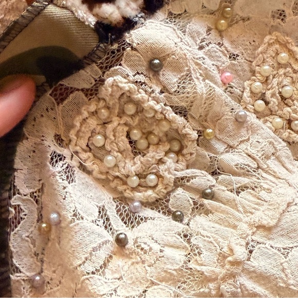 Antica Sartoria by Giacoo Cinque Lace Embroidered Coverup Dress, ONE SIZE - Picture 12 of 12